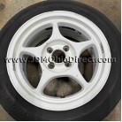 JDM Enkei RP01 15" 4x100 White Wheel and Tire Set